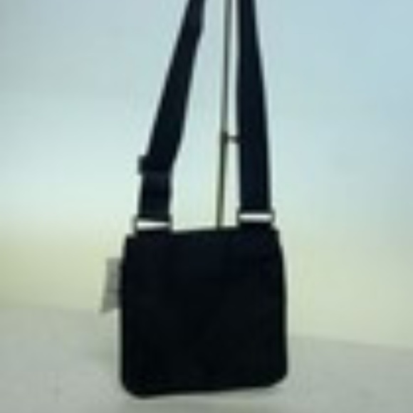 PRADA Nylon Shoulder Bag Black Triangle Logo Crossbody Sacoche from Japan - Picture 7 of 9
